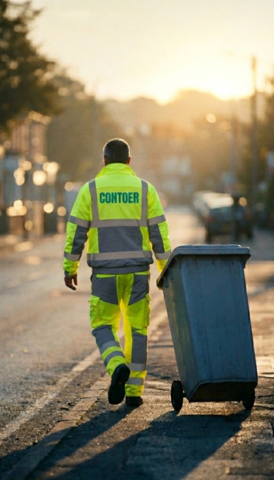 Afvalcontainer reinigen